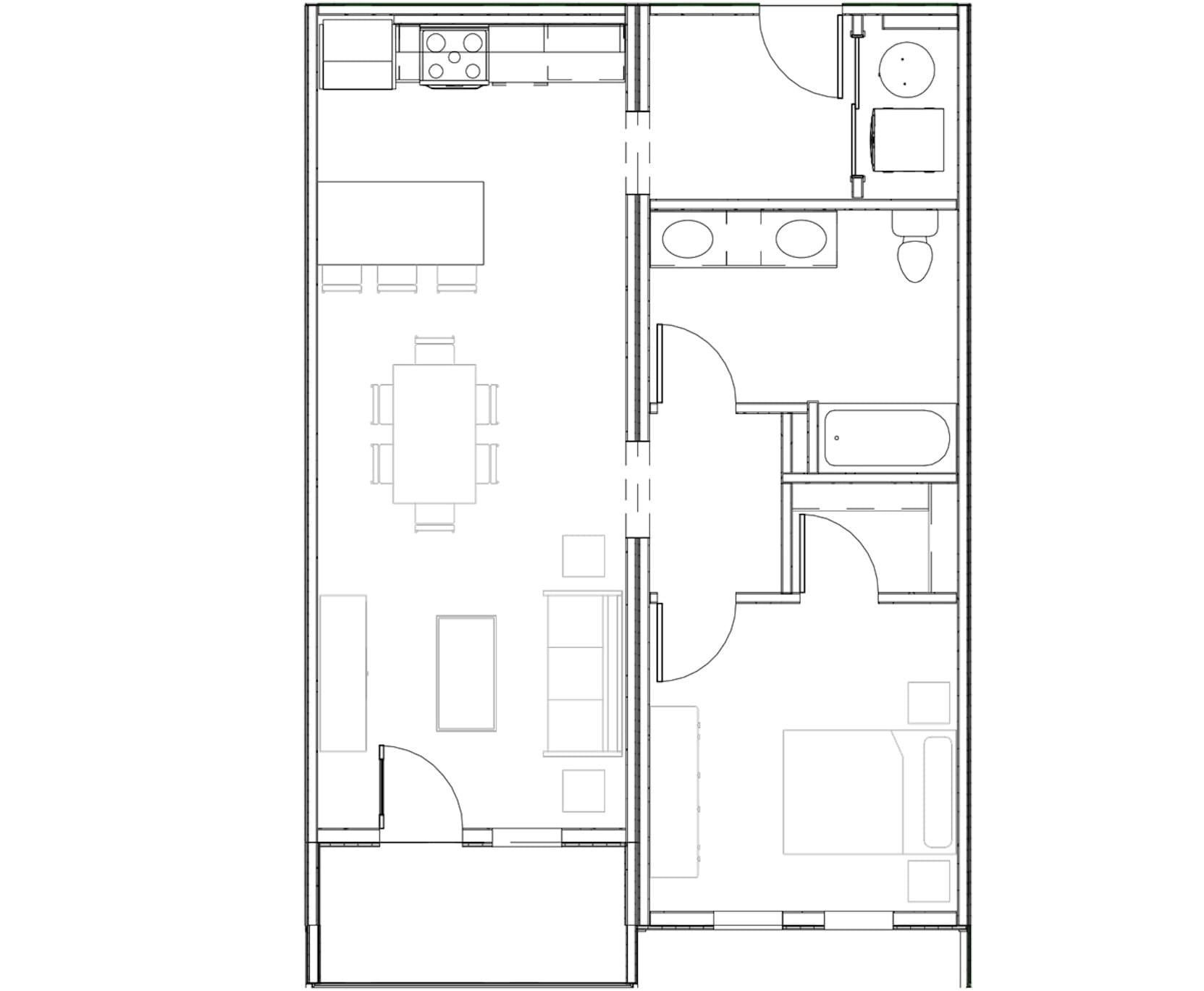 The Midland Apartments Buena Vista - 1-Bedroom floor plan 02oct24